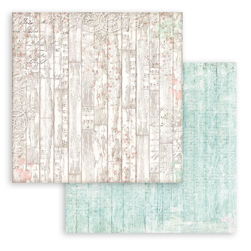 Stamperia - Sweet Winter - Maxi Background Selection - Paper Pack - 12" x 12"