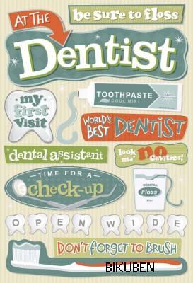 Karen Foster: At the dentist Cardstock Stickers