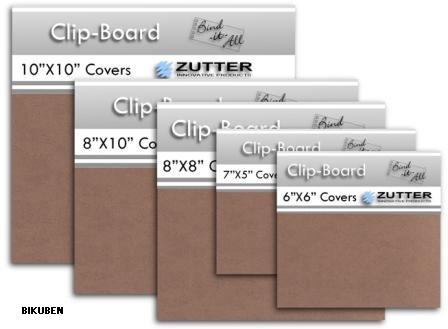 Zutter: Clip-board wood Covers  - 10x10"
