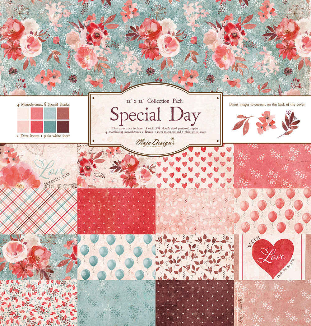 Maja Design - Special Day - Collection Pack m/monochrome ark - 12 x 12"