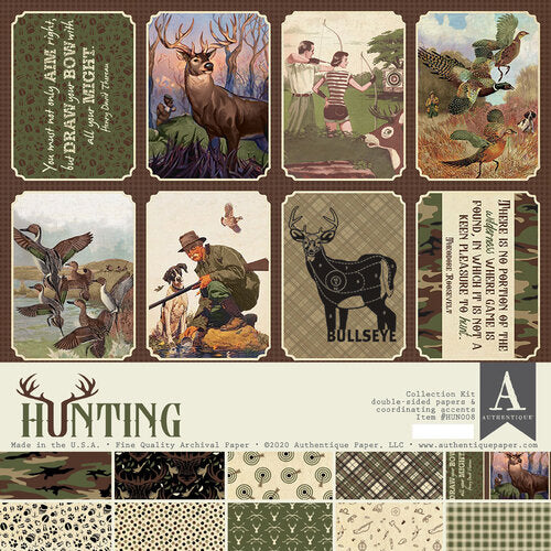 Authentique - Hunting -  12x12" Paper Pad
