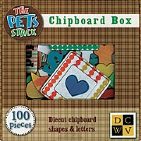 DCWV: The Pet Stack chipboard box