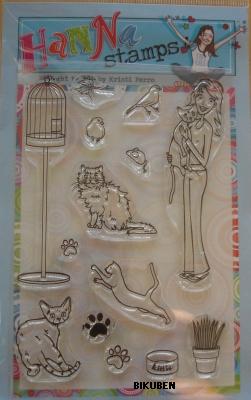 Hanna Stamps: Cats, Clear Stamp Set