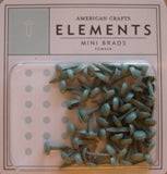 American Crafts: Mini brads Powder
