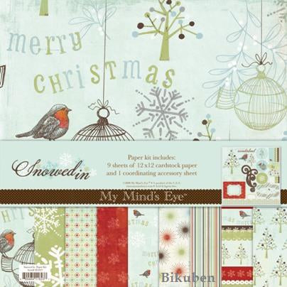 MME: Snowed In Paper & Assecories Kit  12 x 12"