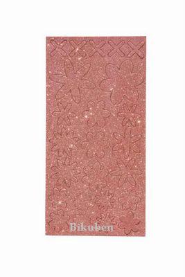 Melissa Frances: Pink Glitter Chipboard Flowers