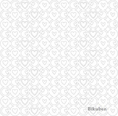 KI Memories: Glitter Lace Cardstock - Heartsbeat Pure