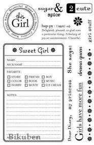 October Afternoon: All Girl Clear Stamps