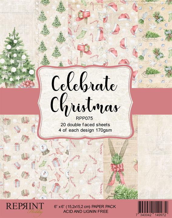 Reprint - Celebrate Christmas - Collection Pack  - 6 x 6"