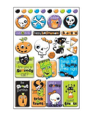 Creative Imaginations: Halloween Epoxy Stickers-studio basics 101