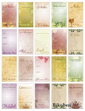 Marah Johnson: Wine Journaling Cards
