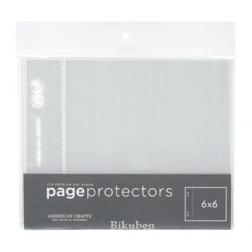 American Crafts: 6 x 6" Page Protectors