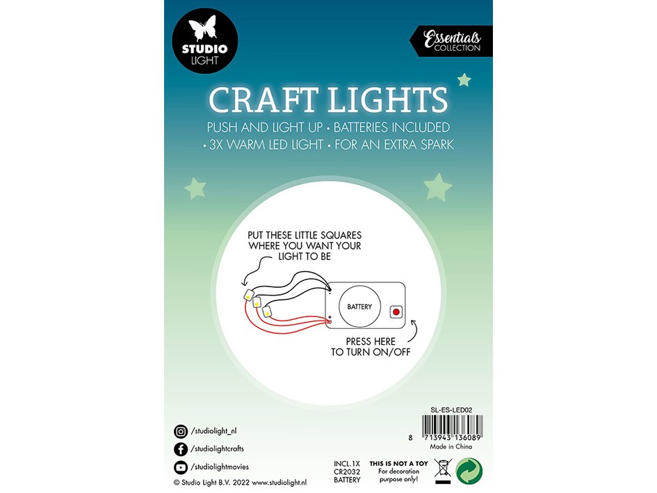 Studiolight - Essential Tools - Craft Lights (inkl. batteri)