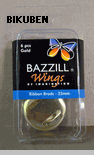 Bazzill: Ribbon Brads 25mm Round - Gold