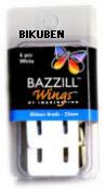 Bazzill: Ribbon Brads 25mm square - White