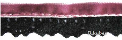 Prima: Lace Ribbon - Purple/Black  (metervis)