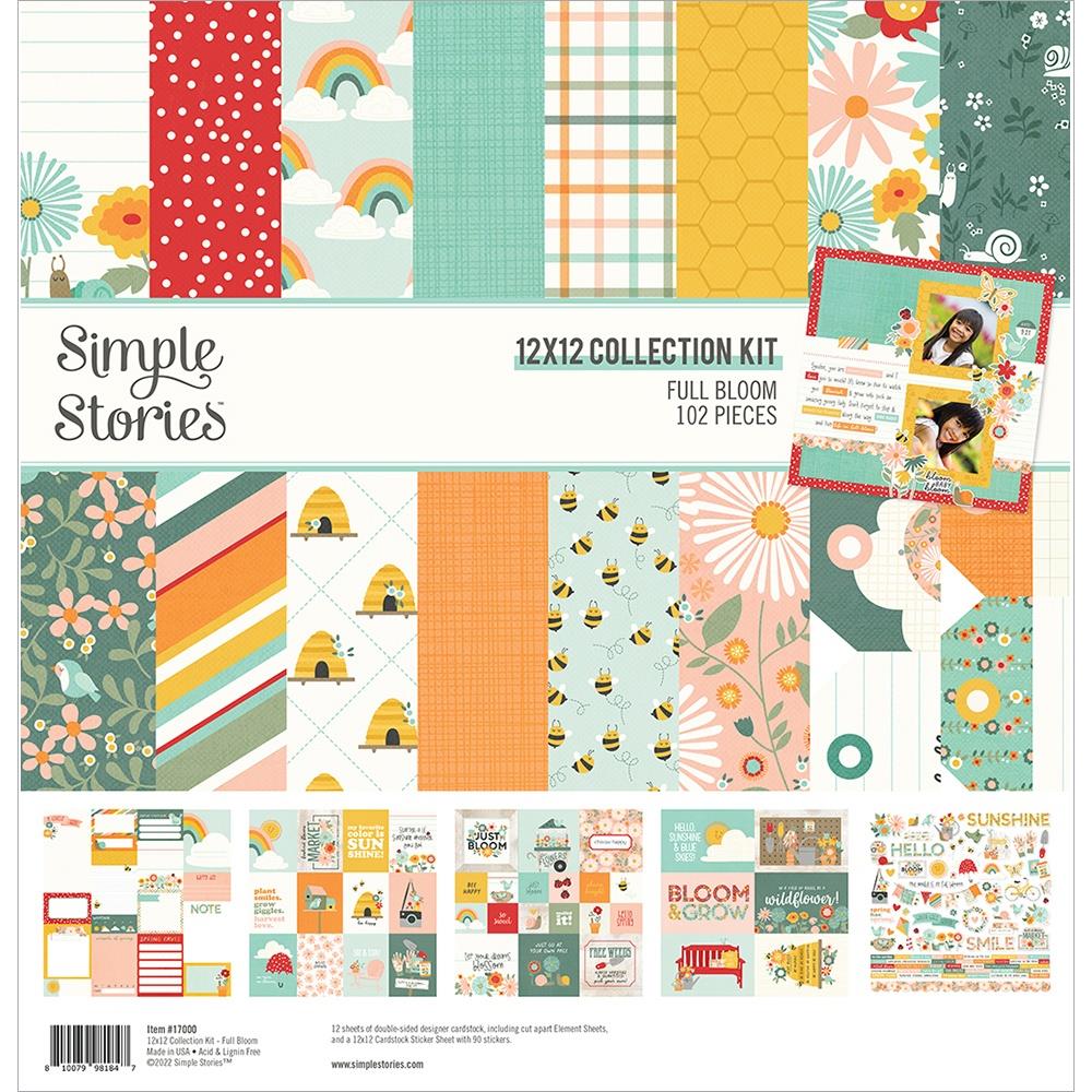 Simple Stories - Full Bloom - Collection Kit  - 12 x 12"
