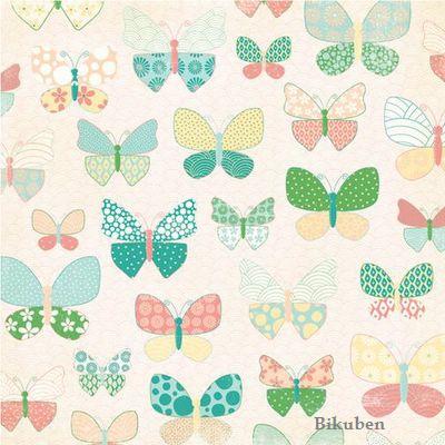 MM: Flower Patch - Glitter Small Butterfly     12 x 12"