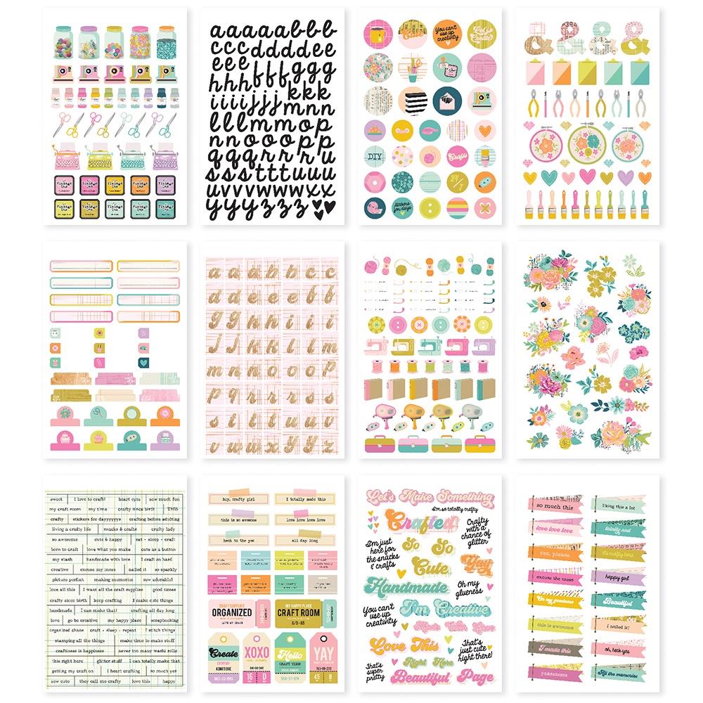 Simple Stories - Lets get crafty - Sticker Book
