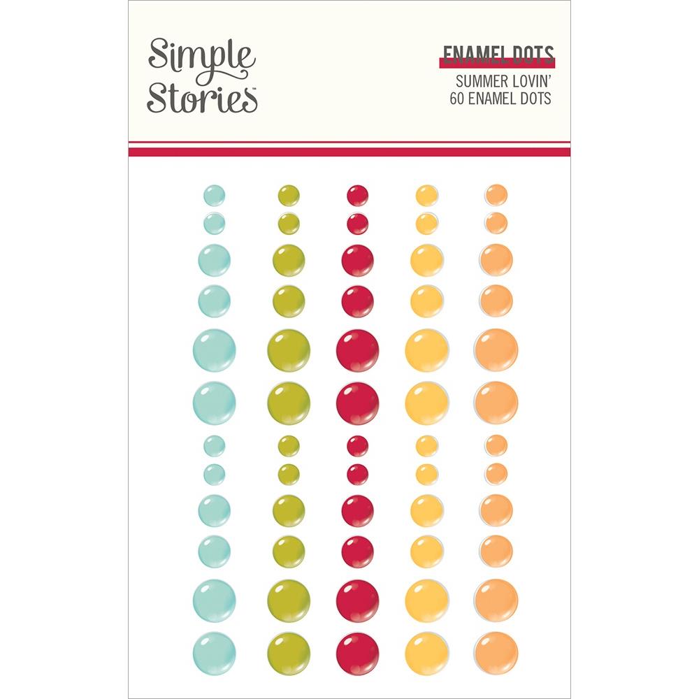 Simple Stories - Summer Lovin   - Enamel Dots