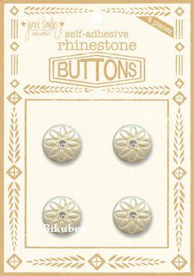 Jenni Bowlin: Rhinestone Buttons, Clear