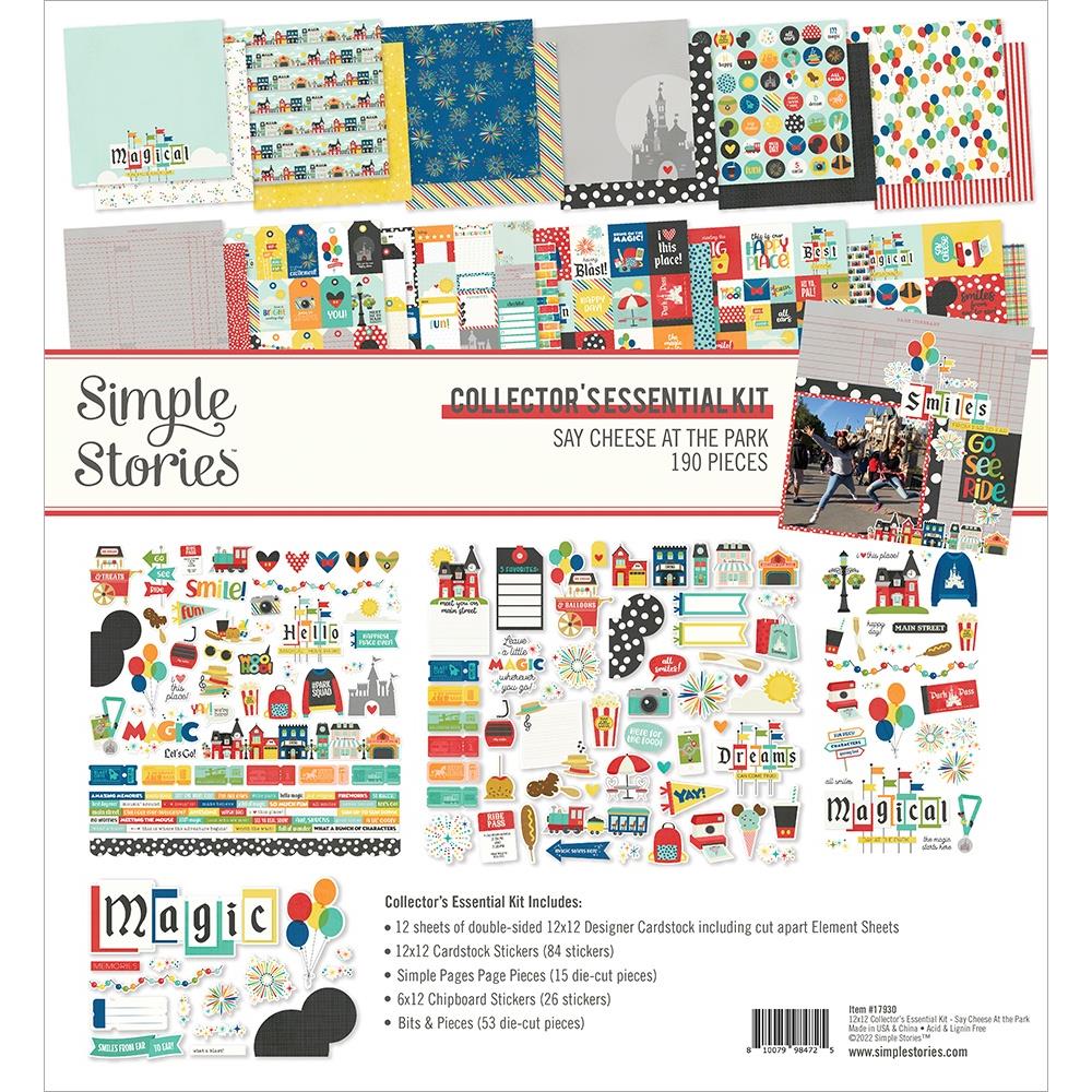 Simple Stories - Say cheese at the park - Collectors Essentials Kit - 12 x 12"