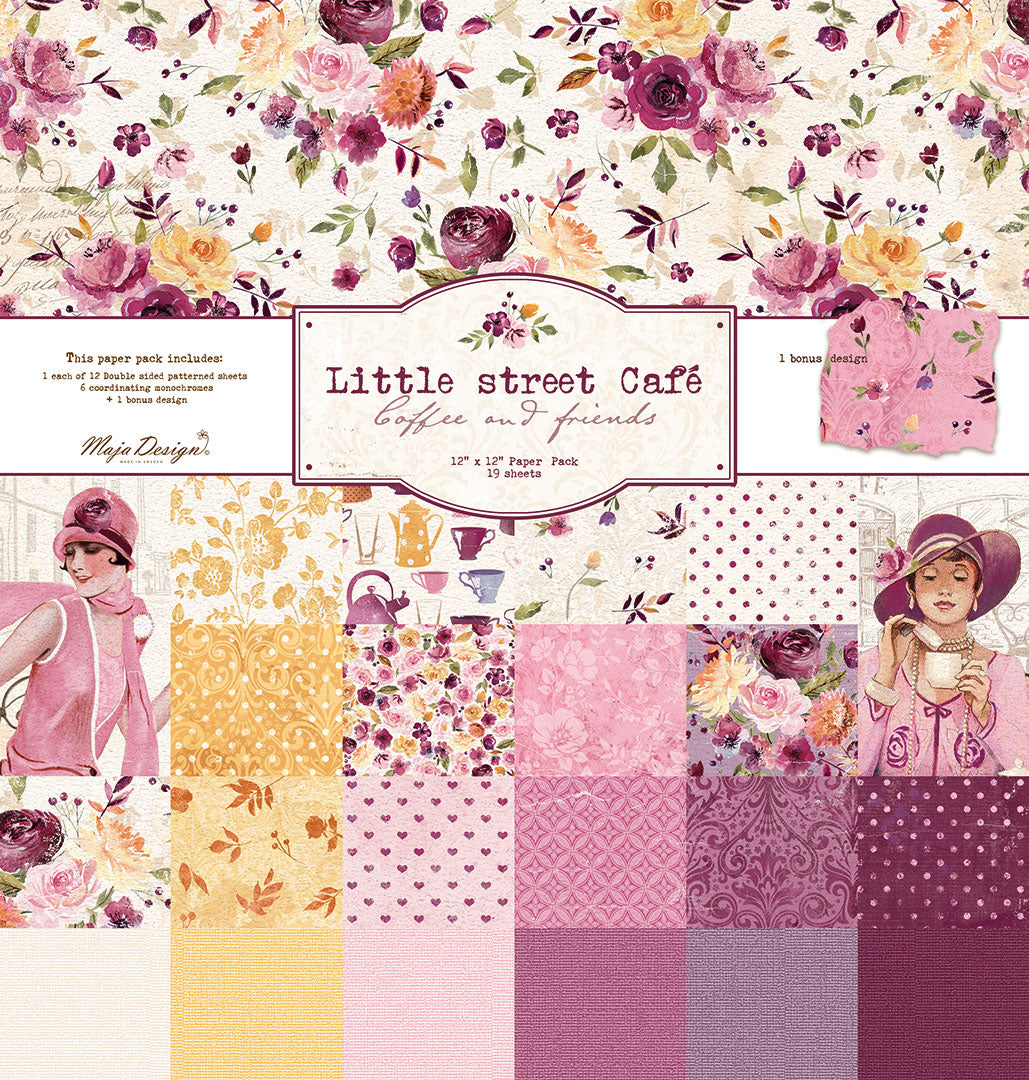 Maja Design - Little Street Cafe - Collection Pack - Hele serien - 12 x 12"