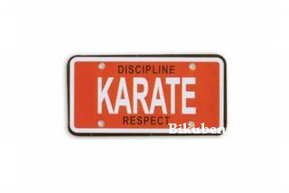 Karen Foster: Mini License Plate - Karate