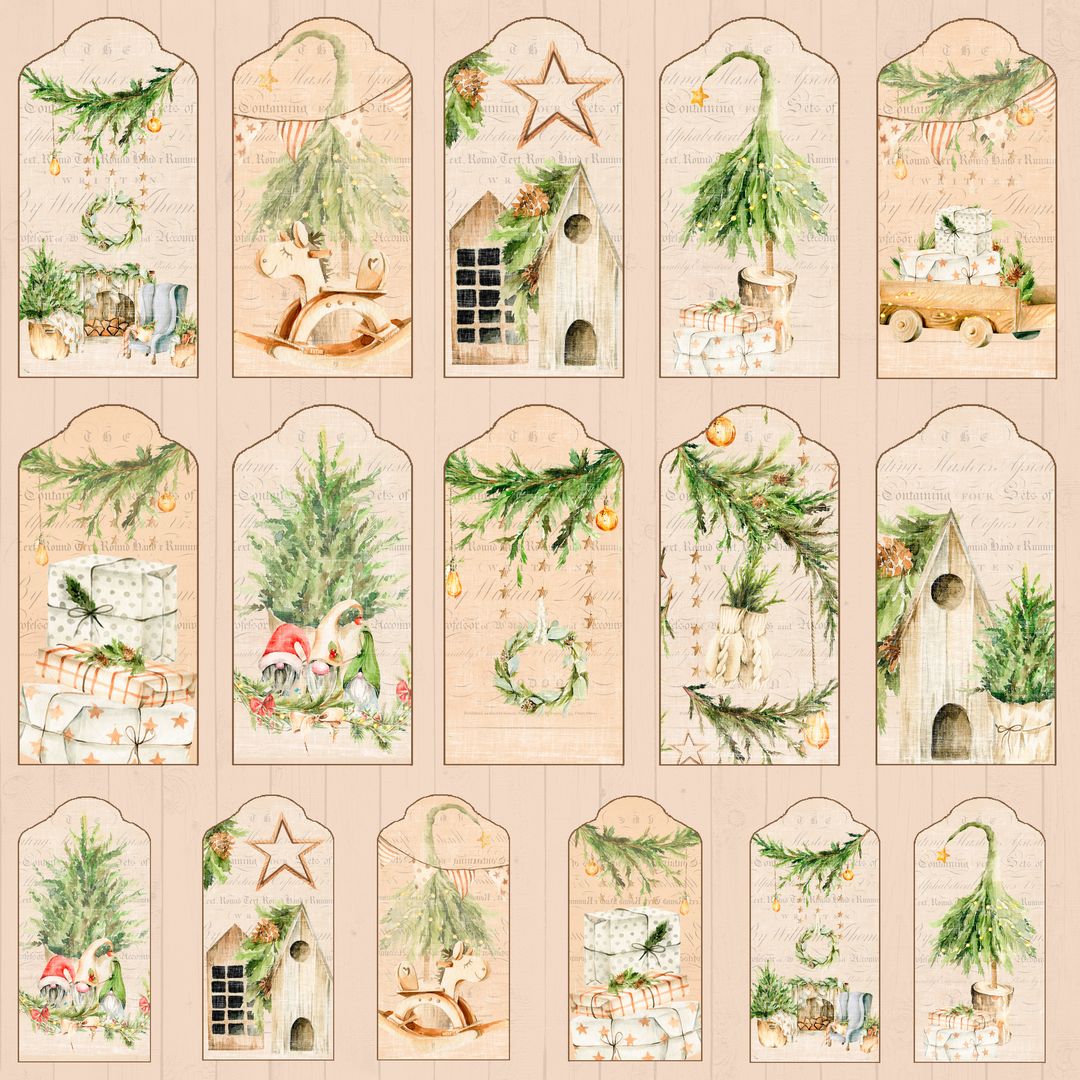 Reprint - Vintage Christmas - Collection Pack  - 6 x 6"