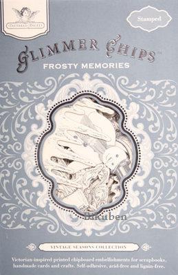 Tattered Angels: Frosty Memories Stamped - Glimmer Chips