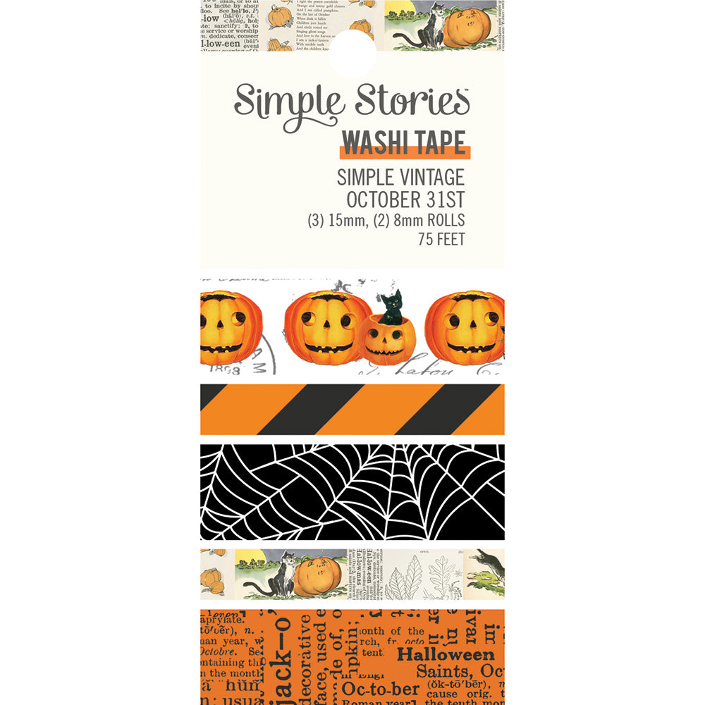 Simple Stories - October 31st  - Washi Tape