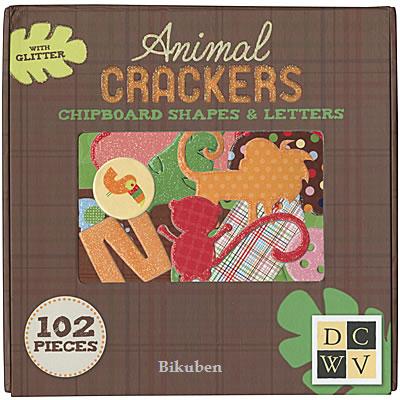 DCWV: Animal Crackers - Chipboard Shapes & Letters