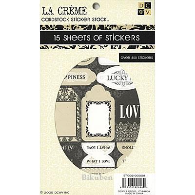 DCWV: La Creme - Cardstock Stickers Stack