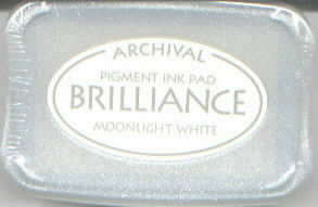 Brilliance Moonlight White Ink Pad