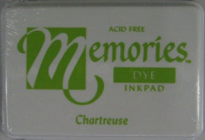 Memories Chartreuse Ink Pad