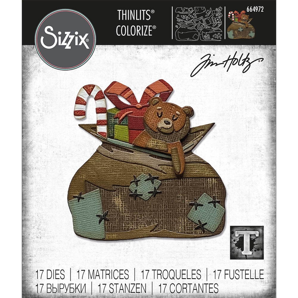 Sizzix - Tim Holtz Alterations - Thinlits - Colorize - Toyland