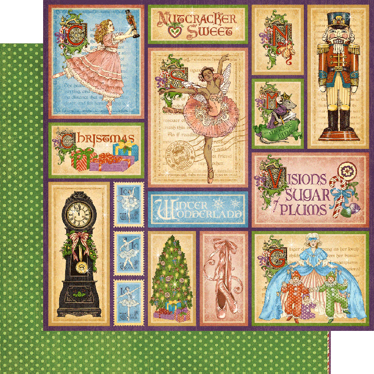 Graphic45 - Nutcracker Sweet - Deluxe Collectors Edition - Paper pad  8x8"