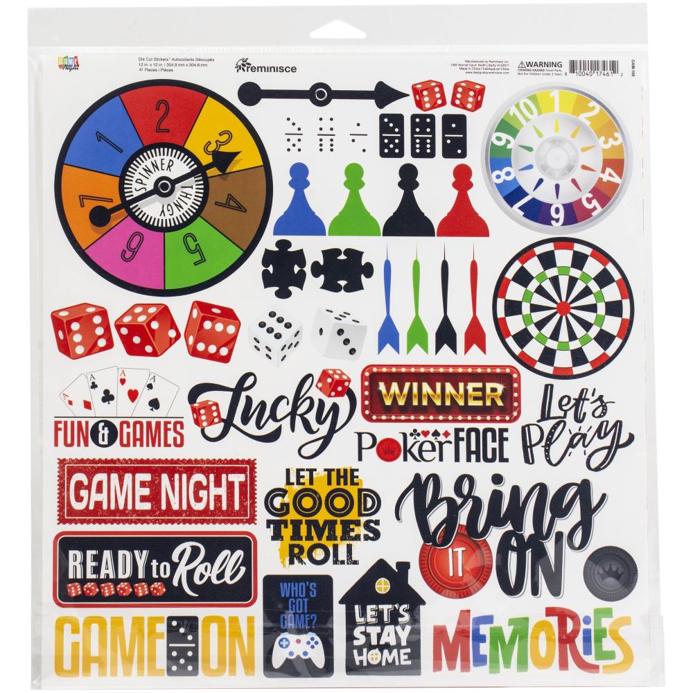 Reminisce - Game Night - 12x12" Collection Kit