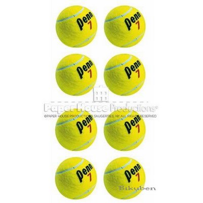 Paper House: TENNIS BALL - Sticky Pix Stickers