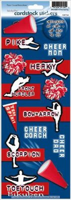 Paper House: CHEERLEADING Cardstock Stickers