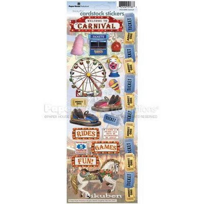Paper House: CARNIVAL  Cardstock Stickers