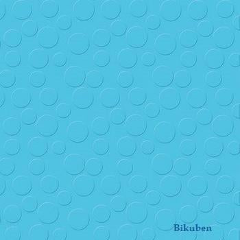 Bazzill: Polka Dot - Ocean Embossed Kartong  12 x 12"