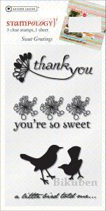 Autumn Leaves: Sweet Greetings - Clear Stamps