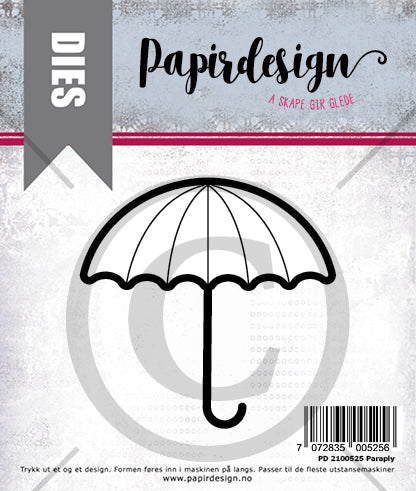 Papirdesign - Dies - Paraply