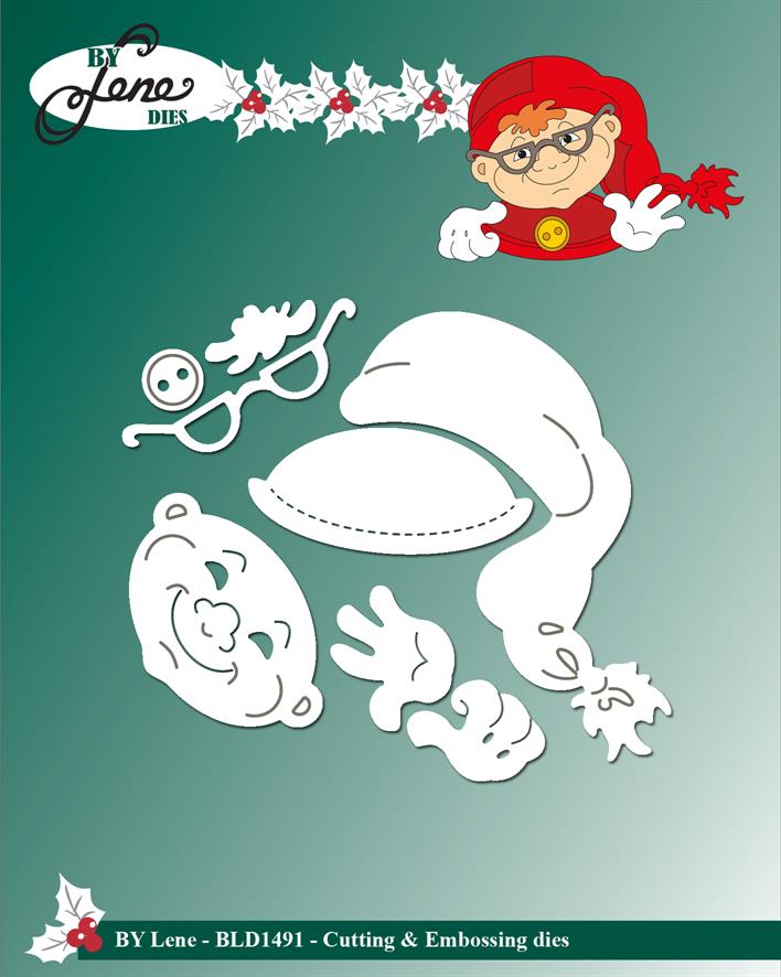 By Lene Design - Dies - Christmas Elf