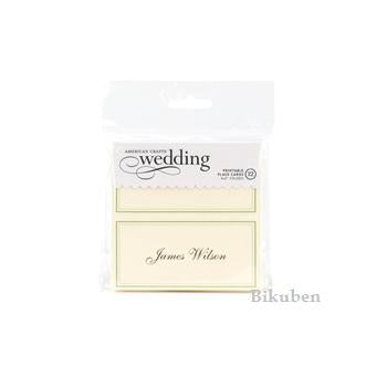 American Craft: Printable Place Cards - Branch  (4 x 2" Folded)