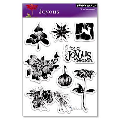 Penny Black: JOYOUS  - Clear Stamp Set