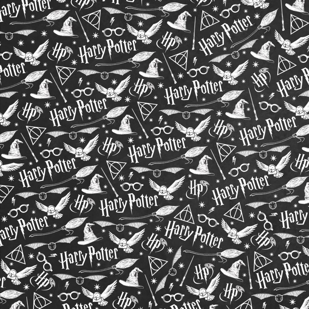Paper House - Harry Potter - Pattern   Paper - 12 x 12"