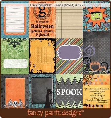 Fancy Pants: Trick or Treat - Cards Paper   12 x 12"