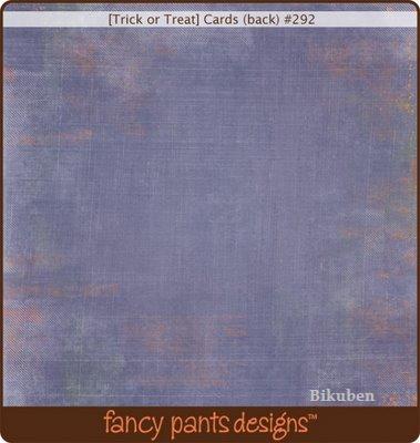Fancy Pants: Trick or Treat - Cards Paper   12 x 12"